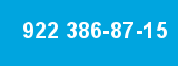 922 386-87-15